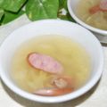 mielle's cooksnap of when they made ✿キャベツとウィンナーのあったかスープ✿.