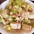 ひろにゃん1111's cooksnap of when they made 豆腐とツナの簡単スピードサラダ.