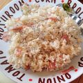 宝美空's cooksnap of when they made 簡単!ベーコンガーリックペッパーライス　.