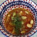 クロクロクローバー's cooksnap of when they made 豆のミネストローネ♪簡単トマト缶水煮大豆.