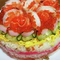 ぐるパパ's cooksnap of when they made 誕生日・記念日に♪ちらし寿司ケーキ.