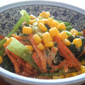 サーフブレイド's cooksnap of when they made 小松菜とにんじんのごまマヨ和え.
