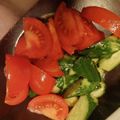 ♡香♡'s cooksnap of when they made 低カロリー☆きゅうりとトマトの黒酢サラダ.