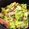 クックRD58R0☆'s cooksnap of when they made 味付け不要☆鮭とキャベツの塩昆布炒め.