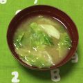 おはなすき's cooksnap of when they made きゃべつと玉ねぎの味噌汁.