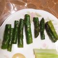 向日葵くっく's cooksnap of when they made ♪魚焼きグリルでアスパラ焼き♪.