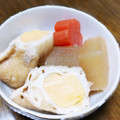 yukiful's cooksnap of when they made 大根とたまご巾着の煮物 簡単✨.
