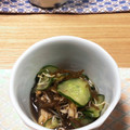 maicokesi's cooksnap of when they made ☆小ネタ☆きゅうりとホタテの酢の物.