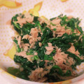 チップ304's cooksnap of when they made 美容と健康に♪春菊のツナ和え【簡単】.