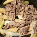 erumo11's cooksnap of when they made 牛肉・長ねぎ・筍のガーリック醤油炒め.