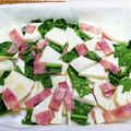 マダムカフェ♡'s cooksnap of when they made おつまみ♡カブとベーコンのオイルマヨ焼き.