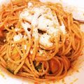 yukapi☻'s cooksnap of when they made 簡単、美味しい　トマトソースパスタ.