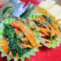 ＊＊めろん＊＊'s cooksnap of when they made 春菊と人参のごま和え.