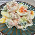 ひとりぼっちのちぇる's cooksnap of when they made ブロッコリーと海老のごほうび卵サラダ.