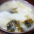 ﾋﾟﾛﾐ♡'s cooksnap of when they made ＊じゃがいもとワカメのみそ汁＊.