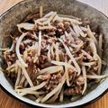 sunny147cm's cooksnap of when they made 節約♡もやしと挽き肉のあんかけ丼.