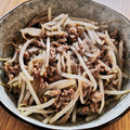 sunny147cm's cooksnap of when they made 節約♡もやしと挽き肉のあんかけ丼.