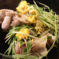 ベティ３'s cooksnap of when they made ふわふわ卵と豚肉の豆苗炒め.