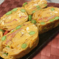 マールマル's cooksnap of when they made 卵焼き ★ かにかまぼこ＆枝豆.