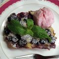 ゆずカフェ's cooksnap of when they made ブルーベリーのクラフティ.