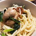 クックDF1WZB☆'s cooksnap of when they made 牡蠣のオイル漬けとほうれん草のパスタ.