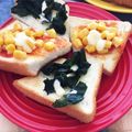 フジぽん's cooksnap of when they made わかめトースト.