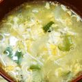 みぽぴぽ's cooksnap of when they made 新玉ねぎと鯖缶の辛味噌かき玉スープ.