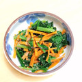 ★ぴよぴよ501★'s cooksnap of when they made ほうれん草と人参と塩昆布の胡麻和え.