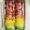 cacaotreee's cooksnap of when they made 切って並べるだけのレインボー焼きリンゴ♪.