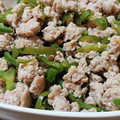 まさこ母's cooksnap of when they made タイ風☆豚挽き肉とピーマンの炒め物.
