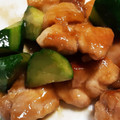 くるん♪'s cooksnap of when they made 鶏もも肉ときゅうりのオイスターソース炒め.