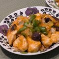 Dellaたん's cooksnap of when they made 鶏胸肉と夏野菜の とろ～り酢豚風❀.
