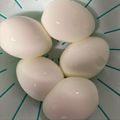 もちまま3's cooksnap of when they made 剥きやすい破裂しない綺麗なゆで卵の作り方.