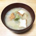 おじ☆さん's cooksnap of when they made ★厚揚げと白菜のお味噌汁★.