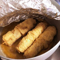 どなこ＊'s cooksnap of when they made 安くて早くて簡単！豚こまの油揚げロール煮.