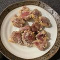 トラビスくんママ♡'s cooksnap of when they made 簡単おつまみ☆砂肝唐揚げ！味付け塩のみ.