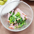ともこキッチン's cooksnap of when they made 春菊とハムのおかかマヨしょうが醤油和え.