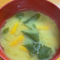 ryutaimama's cooksnap of when they made かぼちゃとほうれん草のお味噌汁.