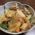 米の華's cooksnap of when they made 豚こま肉とキャベツの生姜味噌炒め.