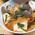 マダムカフェ♡'s cooksnap of when they made 韓国料理ー豆腐とアサリ入りのキムチスープ.