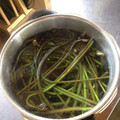 糠に釘入れたら's cooksnap of when they made わらびのあく抜きと長期保存.