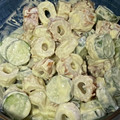 わっきー0424's cooksnap of when they made めんどくさい時の一品！きゅうりちくわマヨ.