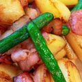 mmmugi's cooksnap of when they made じゃがいもといんげんのガリバタ醤油炒め.