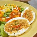 イベ長's cooksnap of when they made 簡単☆卵で一品！ゆで卵のカレーチーズがけ.
