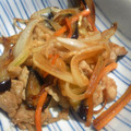 レアレアチーズ's cooksnap of when they made 焼き肉のたれ使用☆なすと豚肉の炒め物.
