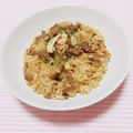 まあまま☆0403's cooksnap of when they made 牛肉ときのこの混ぜ込みバターライス.
