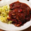 低カロ探検隊's cooksnap of when they made ビーツ入りのシチュー&カレー.