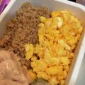 ☆ドキンちゃん☆”'s cooksnap of when they made たまごと鶏そぼろ丼.