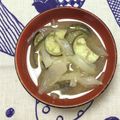 おはなすき's cooksnap of when they made 茄子と玉葱の味噌汁.