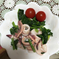 みみりん♪♪'s cooksnap of when they made イカとほうれん草のバター醤油いため.